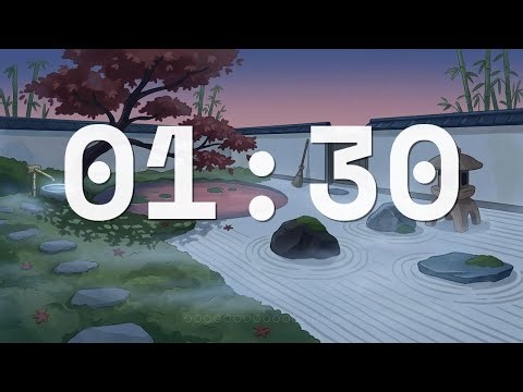 1 Minute 30 Seconds Timer ⛩️ Japanese Zen Garden • Lo-fi | Lo-fi Zen Focus Timer - ChronoFlow