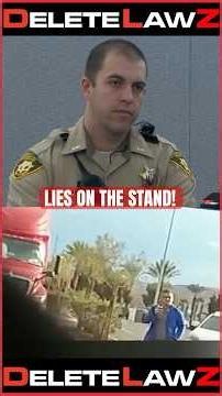 COP LIES ON THE STAND AND SAYS I DIDN'T BACK UP WHEN I DID!