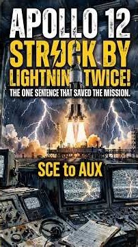 Lightning Struck the Rocket Twice — One Sentence Saved Apollo 12
