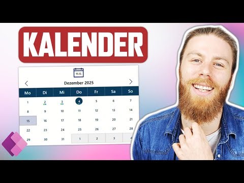 So baust du einen Kalender in Power Apps in 2026! (Kalender Vorlage)