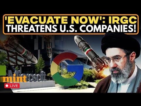 US Iran War LIVE: IRGC Threatens US Companies in Retaliation | Google | Apple | Microsoft | Trump