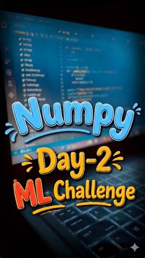 Slicing in Numpy / Day-1/150 ML Challenge🔥 #coding #machinelearning #numpy #python #ai #trending
