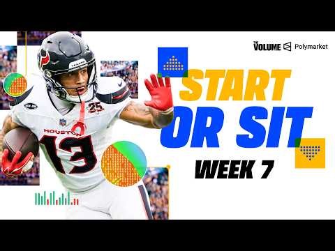 Fantasy Football Start or Sit Lineup Advice: Experts Pick Who To Start Week 7 (2026)