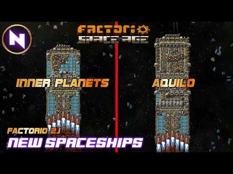 New Spaceship; Ready For AQUILO & Inner Planet Upgrade | 28 | Factorio Space Age Release 2.1