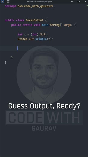 Can You Predict This Casting Output? 😵 | Java Primitive Casting #Shorts