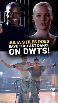 Julia Stiles & Ezra Recreate Iconic Save the Last Dance Performance! DWTS Season 35