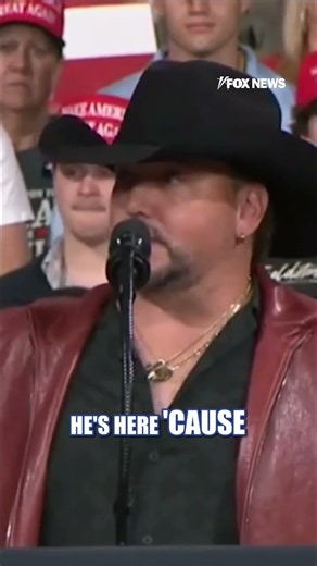 Jason Aldean PUSHES voters to get to polls at Georgia rally #shorts