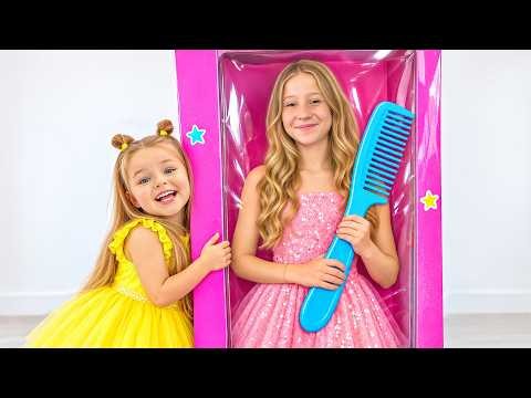 Nastya turned into a DOLL to teach Stacy