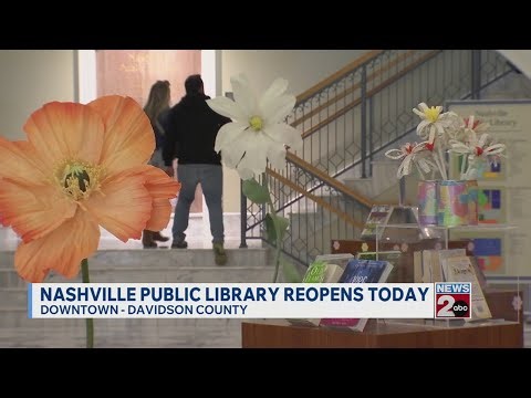 Public library reopens in downtown Nashville