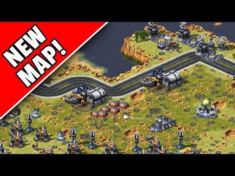 Red Alert 2 | Route 66 - NEW MAP! | (7 vs 1 + Superweapons)