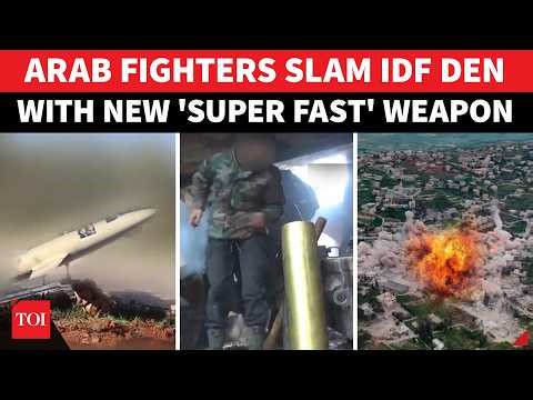 '20 HITS IN 3 MINUTES': Hezbollah Unleashes New 'Jet-Powered' Weapon On IDF Camp, 'BURNS 3...'