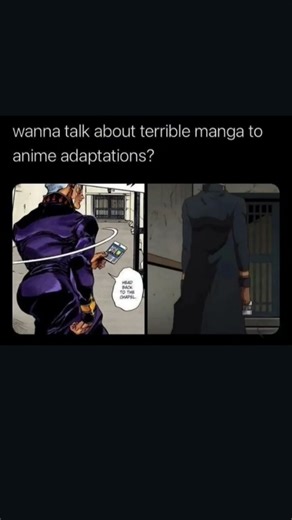 bad manga adaptation #music #anime #jojobizzare #jojo #jojomeme #jjba