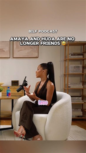 Amaya opens up about her friendship with Huda @bilfpod #bilfpodpartner