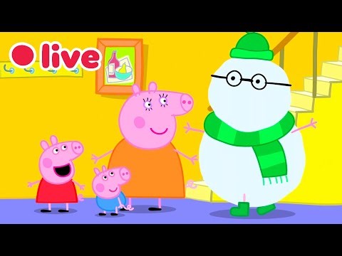 🔴 AO VIVO Peppa Pig 🎄 Episódios de Natal! ❄️ Diversão de Inverno | Peppa Pig em Português Brasil
