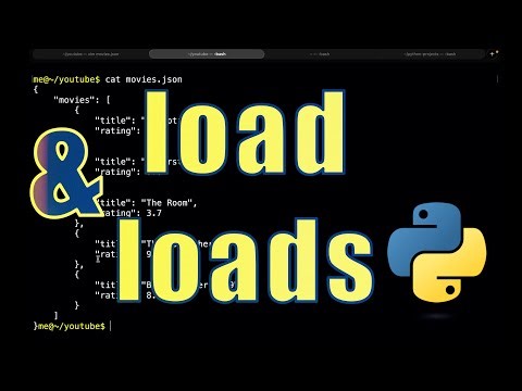 Python Lernen – JSON Dateien laden & erweitern mit load und loads