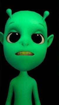 alien makan marshmallow