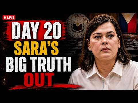 Sara Duterte Impeachment LIVE: Day 20 Most Serious Charges | Tax Records Under Senate Scrutiny