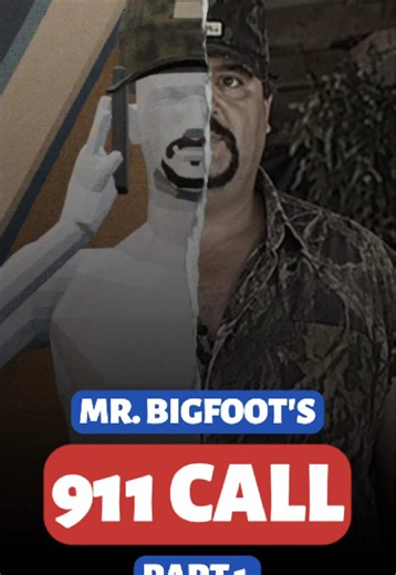 Mr Bigfoot's First 911 Call 📞 Do you believe him? Comment below! #cryptid #bigfoot #sasquatch