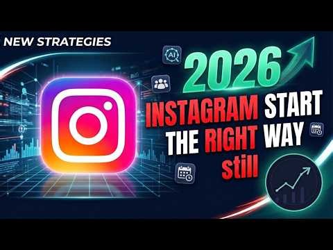 How to start on Instagram the righyt way in 2026, stil... (How to, pt.1)