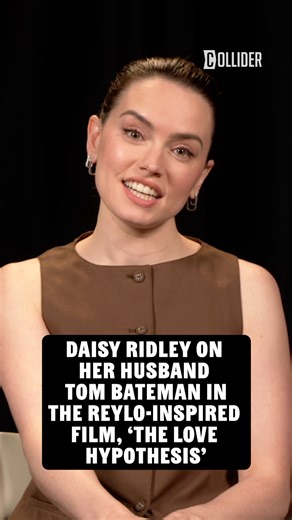 Daisy Ridley on her Husband Tom Bateman in the Reylo-inspired Film, The Love Hypothesis 😍 #reylo