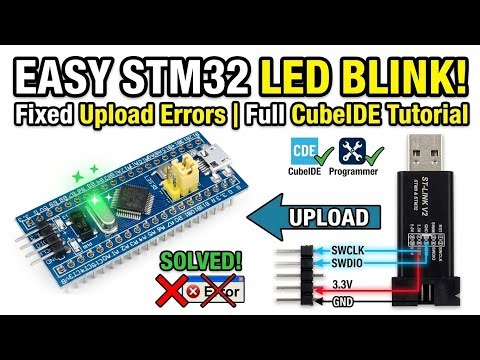 How to Program STM32F103C8T6 | Built-in LED Blink Tutorial