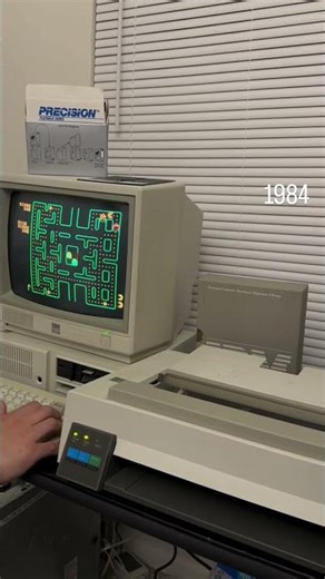 printing on a dot matrix printer #retrocomputing #retro #nostalgia