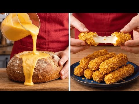 Warning: These Cheesy Dishes Will Ruin Your Diet 😱🧀 Easy Cheesy Snacks!
