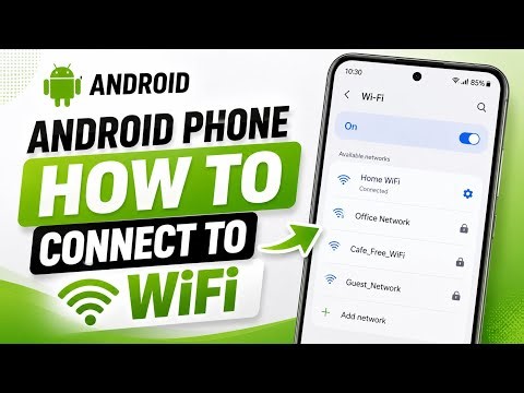Android Phone How to Connect to WiFi & Join Wireless Network (Easy Tutorial)
