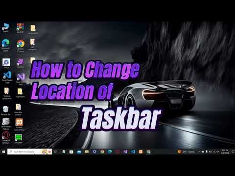 How to Change Taskbar Location in Windows | Easy Windows Guide (Step by Step)