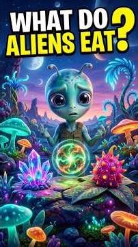 What Do Aliens Eat? The Truth Might Shock You! 👽 #shorts