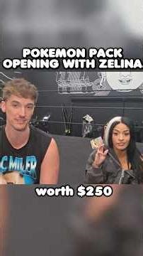 Opening Pokemon Packs with Zelina Vega!