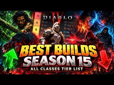 New Tier List with the BEST Builds of Season 15 All Classes