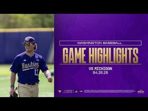 Washington 7, Michigan 5 | Huskies Highlights
