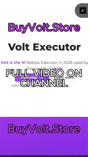 ⚡*NEW* Volt Executor - The BEST Windows Roblox Executor For 2026!