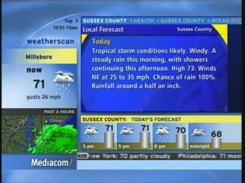 Weatherscan - 9/3/2016 9:58AM-10:03AM