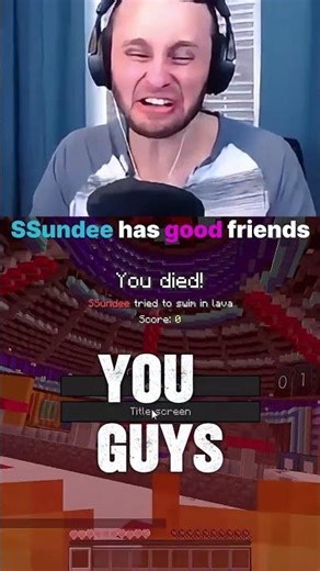 SSundee's Friends Turned Him Into a Dunk Tank Target #shorts #minecraft #fail