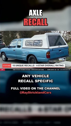 Used Toyota Tacoma 2016-2023: 323 Complaints vs 54 - Which Years to Buy #shorts