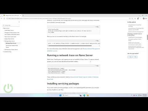 MICROSOFT Windows Server 2016 – How to manage Nano Server