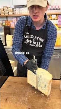 Cutting the cheese: Colston Bassett Stilton Blue Cheese #cheesemonger #cheese