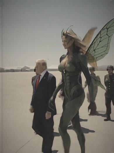 leaked clips of 2 aliens landed at Area 51… Trump initiates body checks on the spot