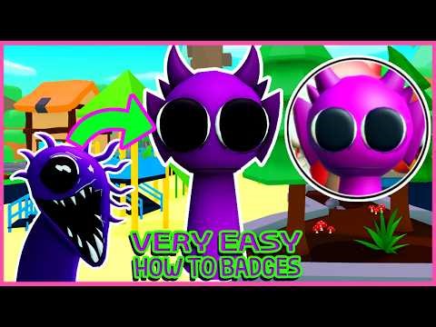 Roblox Update - How to get Durple Pyramixed horror Badge in 3D SPRUNKI SIM