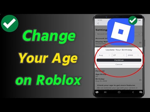 How to Change Age on Roblox Mobile | Change Your Birthday on Roblox | Change Roblox Age Group