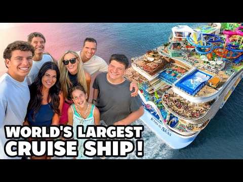 FIRST TIME going on Icon of the Seas! World's LARGEST Cruise Ship 🛳️ Royal Caribbean FULL Tour