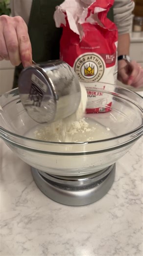 Sourdough starters can be THIS easy. What will you name yours? We've got the Fresh Sourdough Starter & Crock Set ready for you to bring home. And read through our Sourdough Guide at https://bakewith.us/Sourdough | King Arthur Baking Company