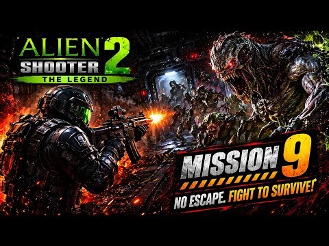 Alien Shooter 2 – The Legend | Mission 9 Full Gameplay | Intense Alien Warfare 👽💥