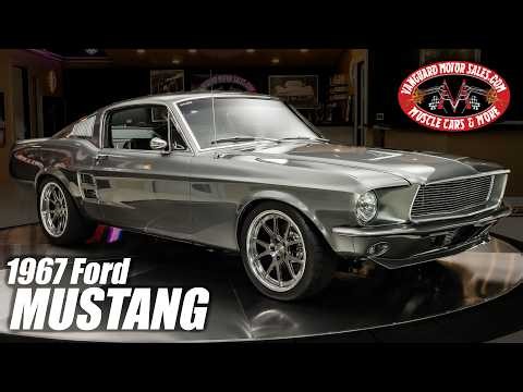 1967 Ford Mustang Fastback Restomod For Sale Vanguard Motor Sales #8519