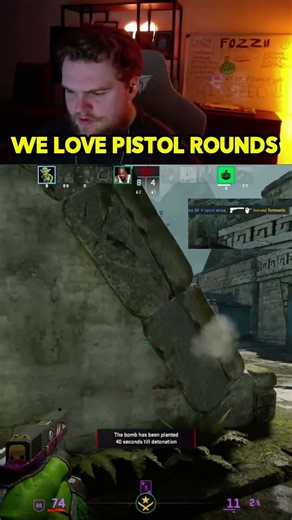 The Pistol round always has potential for greatness 😱 #CS2 #CS2Clips #CounterStrike2