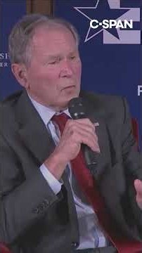Bush: "They just don't pay attention to the lesson of 9/11"