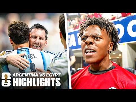 iShowSpeed Argentina vs Egypt Highlights | 2026 FIFA World Cup™