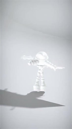 Stylized Robot Character with Playful Design - AI Rigged 3D Character